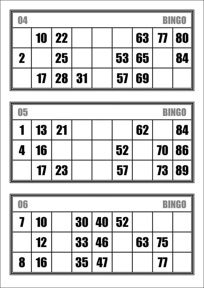 Cartelas de Bingo para imprimir